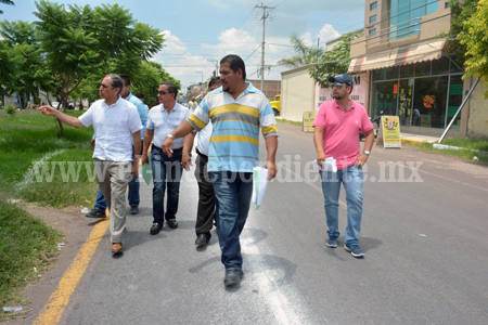 Inician trazado del parque lineal paseo La Yerbabuena