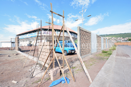 En el recinto ferial las obras siguen avanzando