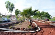 Avanzados, los trabajos del parque lineal paseo La Yerbabuena