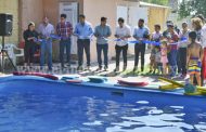 Inauguran cursos de natación en Tangancícuaro