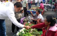 Comerciantes apoyan a Rafa Melgoza