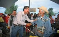 Toño García, de la mano de los campesinos llevará su voz al Senado