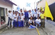 Dirigente estatal del PAN acompañó a Rafa Melgoza por el centro de la ciudad