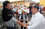 Una vez más población de Plaza del Limón demostró respaldo total a Ángel Macías