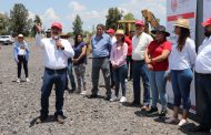 Inauguran Alcalde ante habitantes e invitados especiales Cárcamo El Vergel