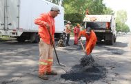 ATIENDEN BACHES DE LA CALZADA EN JACONA