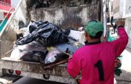 Barrenderos recogen alrededor de 100 kilos diarios de basura en zona centro de Jacona