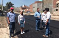 Supervisa Martín Samaguey pavimentación de Camino al Jericó