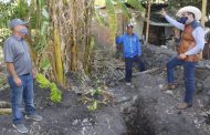 Ángel Macías supervisó instalación de tubería en red de drenaje de San Cristóbal