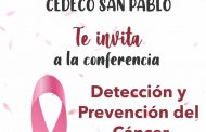 Imparten conferencia “Detección y Prevención del Cáncer”