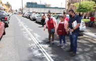 Todo listo para la instalación del tianguis de Semana Santa sobre calle Hidalgo