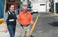 Gobierno de Zamora reparó daño de la calle Leona Vicario