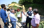 Arranca desazolve del Dren del Pueblo paralelo a calle Luis Hernández