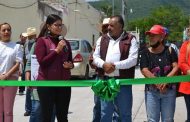 Isidoro Mosqueda inaugura pavimentación de la calle Esteban en La Estancia