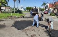 Obras Públicas ampliará acciones de bacheo con tres cuadrillas de trabajadores