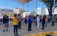 DIF Jacona realiza activación física con club del adulto mayor