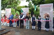 Inauguran en Jacona la exposición de símbolos patrios