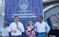 Inauguran calle Enrique Ramírez