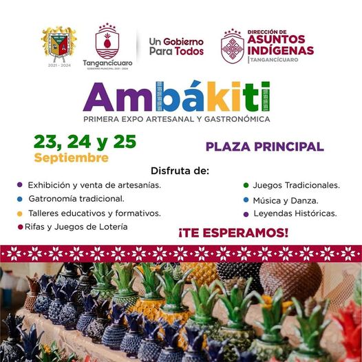 Llega a Tangancícuaro la primera Expo artesanal y gastronómica 