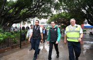 Presidente Carlos Soto realizó recorrido de evaluación tras temblor