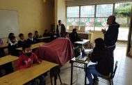 La dirección de tránsito y vialidad de Tangancícuaro imparte charlas a alumnos de escuelas primarias