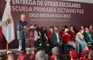 *Gobierno de Michoacán invierte 178 mdp en útiles, materiales didácticos y mejoría de escuelas*