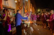 Dr. David Melgoza Montañez, presidente de Tangancícuaro, dió el grito de independencia ante ciudadanos del municipio