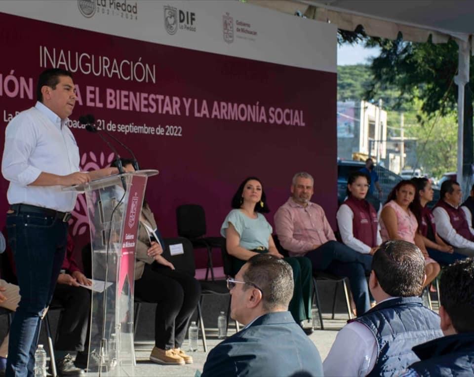 Inauguran el centro de integración para el bienestar y la armonía social en La Piedad