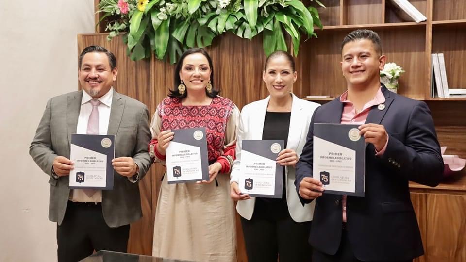 Presenta diputada Ivonne Pantoja primer informe de Comisión de Derechos humanos