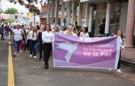 Realizan marcha por la paz en Jacona