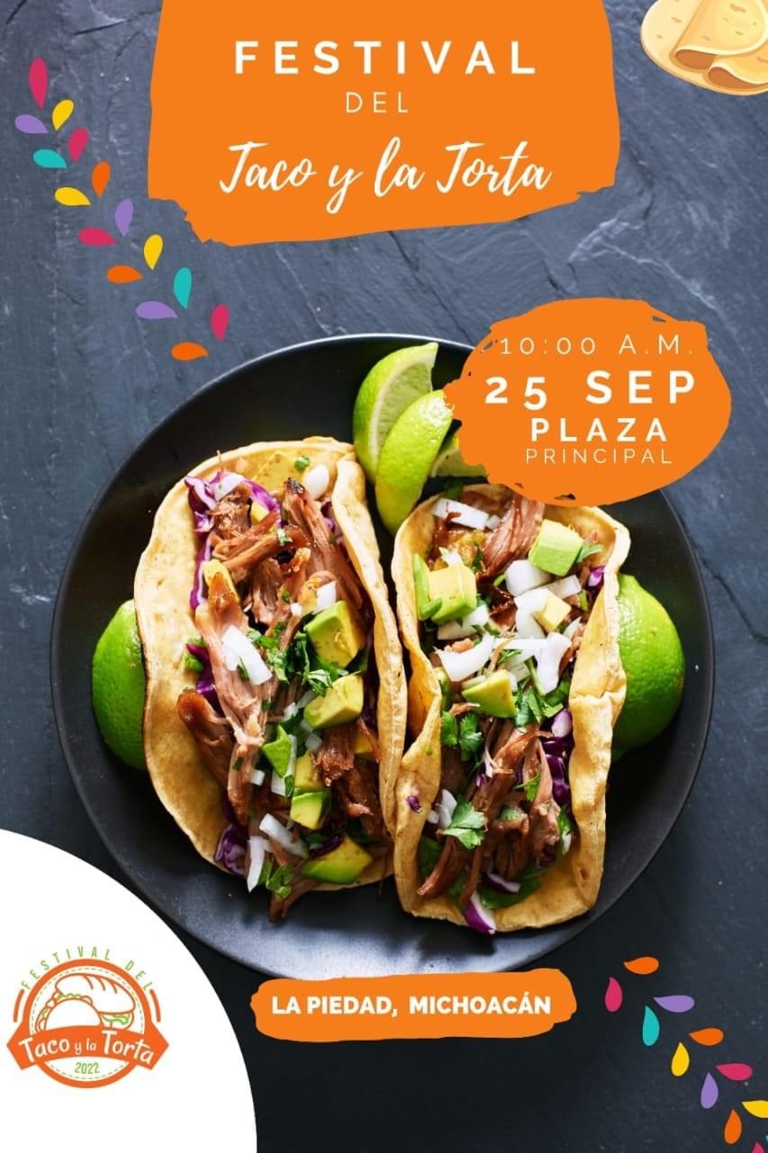 Este domingo se realizará la primera edición del festival del taco y la torta en La Piedad