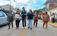 Carlos Soto inaugura calle Lázaro Cárdenas; destinaron casi 4 mdp a la obra