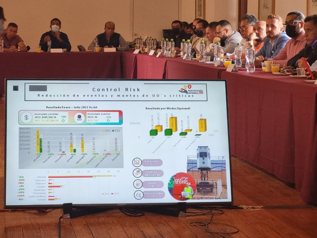 En Michoacán, disminuyen casi 60% afectaciones por bloqueos