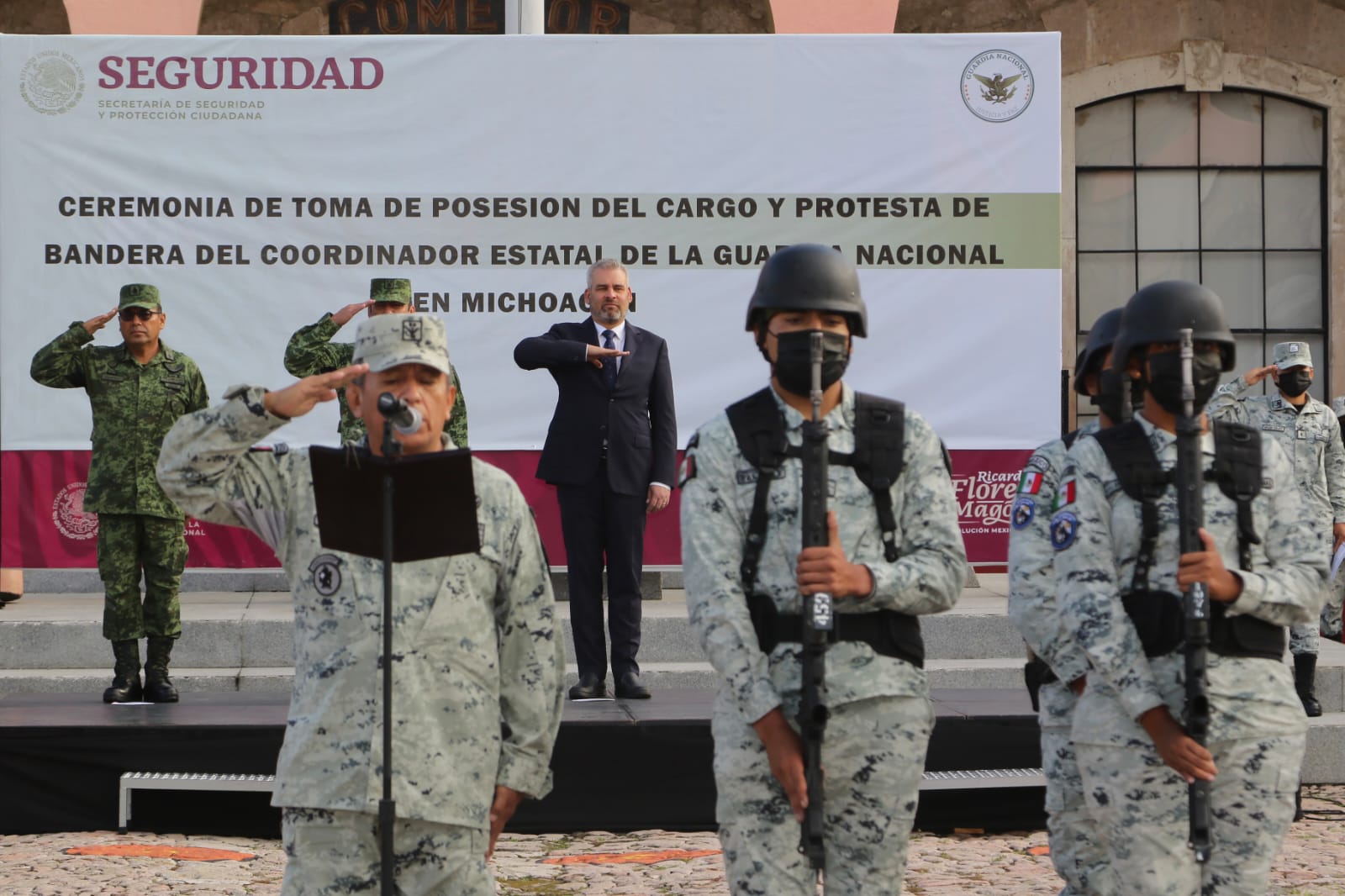 Celebra Bedolla entrada en vigor de reforma a la Ley de la Guardia Nacional