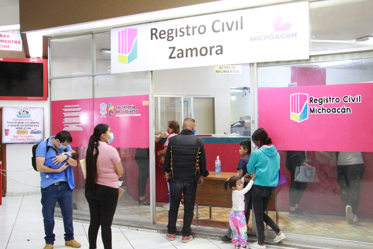 Realizan adecuaciones en la Oficialía del registro Civil de Zamora