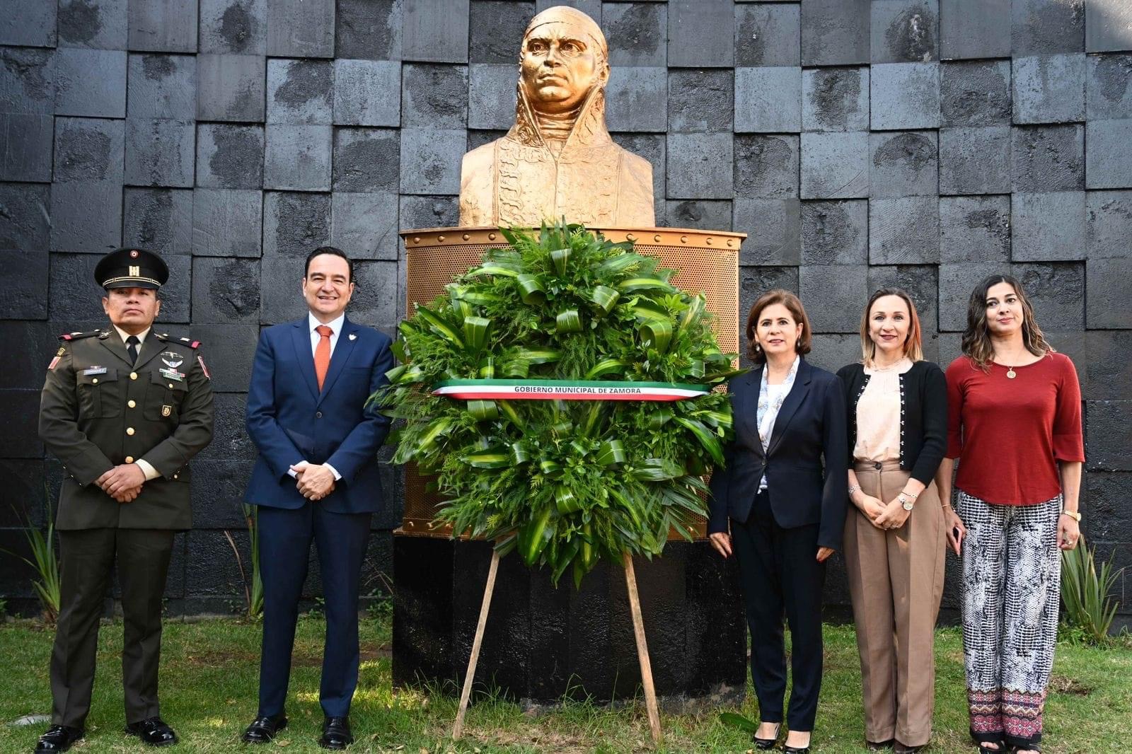 Conmemoraron 257 Aniversario del Natalicio de José María Morelos en el Teco