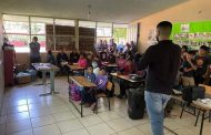 El presidente, Dr David Melgoza Montañez, impulsa la educación ecológica en los niños de Tangancícuaro