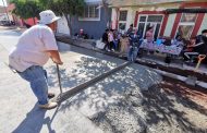 Registra 40 por ciento de avance pavimentación de calle José Martí en La Libertad