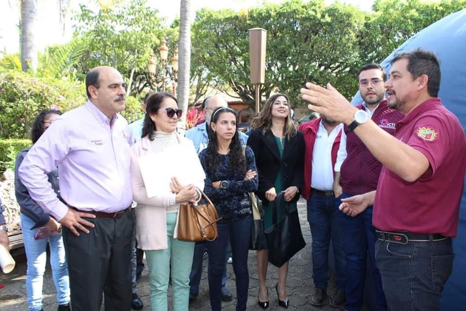 El alcalde David Melgoza Montañez inaugura la semana de la ciencia, tecnología y literatura en Tangancícuaro