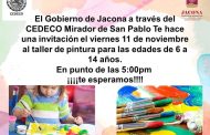 Invitan a participar en el Taller de Pintura para niños en CEDECO San Pablo