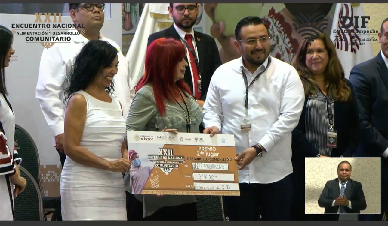 *Gana DIF Michoacán segundo lugar en Encuentro Nacional de Alimentación y Desarrollo*