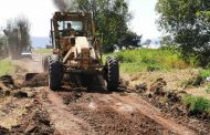 Se dignifican 10 kilómetros de caminos sacacosechas en La Sauceda