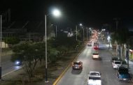 Un tramo del bulevar ya tiene iluminación tipo Led 