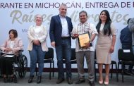 *Reconoce Bedolla contribución de migrantes a Michoacán*