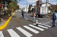 Realizan mejoramiento integral en la calle Sevilla entre Valencia II Sección y Progreso Nacional