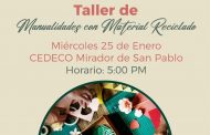 Organiza CEDECO Jacona Taller de Manualidades con material reciclado