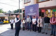 Inaugura alcalde Samuel Hidalgo calle en comunidad de Zaragoza