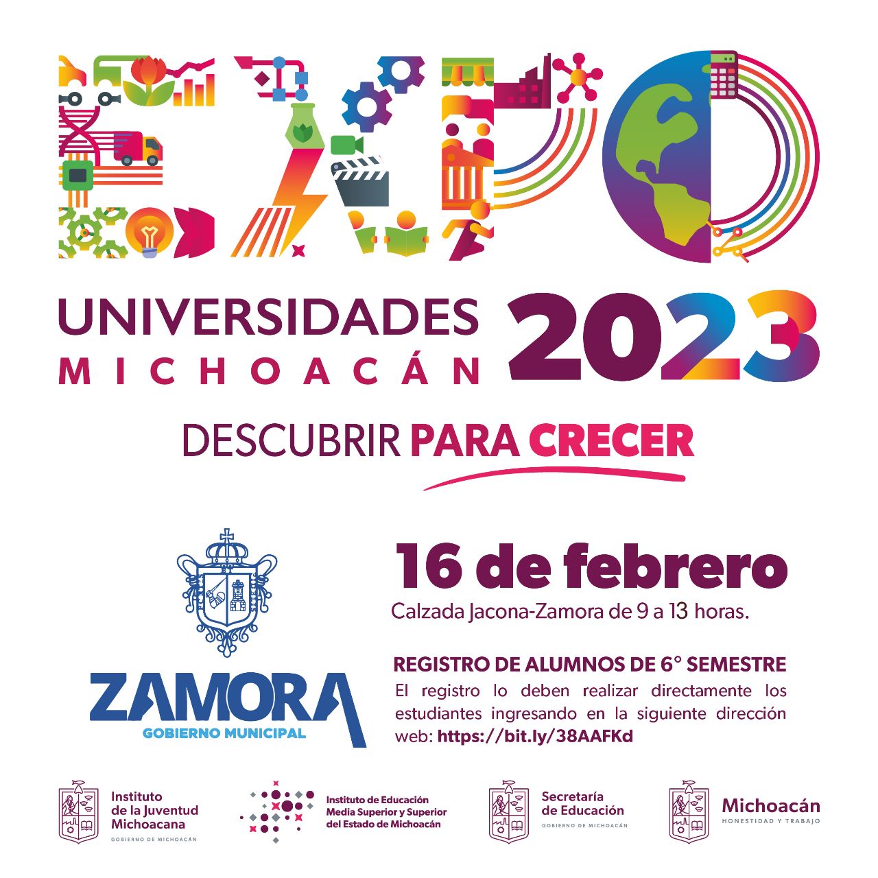 Calzada Zamora – Jacona albergará la Expo Universidades de Michoacán