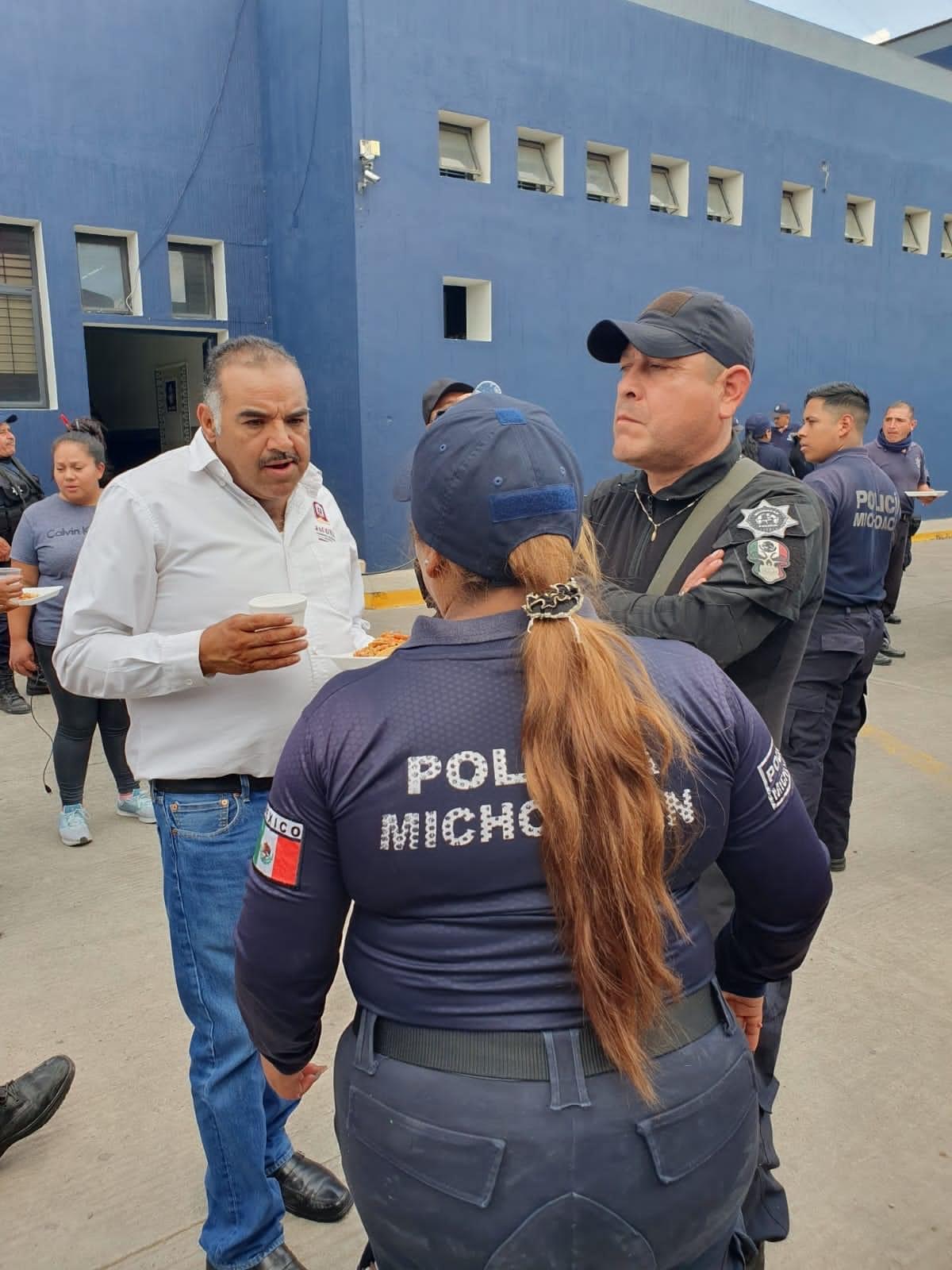 Alcalde de Jacona escuchó los planteamientos y necesidades de los policías municipales