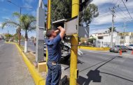 Repararon falla del semáforo de Ferrocarril y Camino al Jericó; presentaba problemas